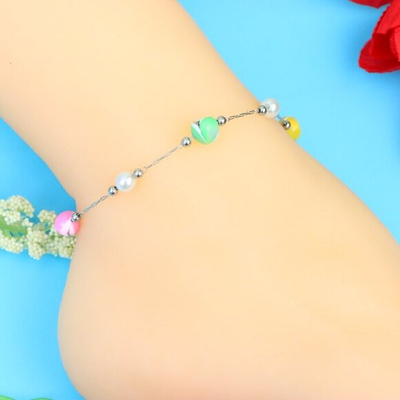 Elegant Handmade Anklet – Perfect for Women & Girls | Ideal Gift Option, DYC1355 - Picture 5 of 11